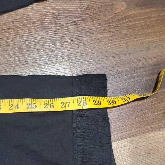 Lili Black Line High-Waisted Wide Leg Pants Lagenlook - Picture 6 of 12